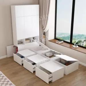 매트리스 옷장 침대밑수납장 분리형 받침 박스형 서랍 침대 바닥