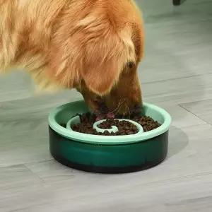 강아지 반려견 급체 예방 식기 슬로우 밥그릇 고양이정수기