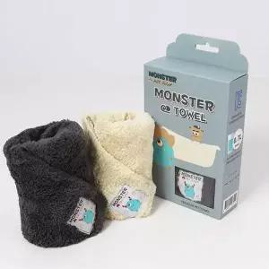 초코펫하우스 베이지 펫타올 몬스터 소형