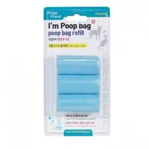 강아지 배변봉투 리필용 3개입 1P 산책 똥봉투 풉백 애견산책봉투