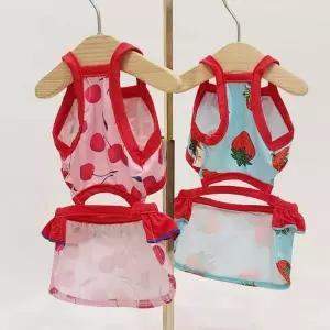 강아지 후르츠 비키니 2XP 1P 여름 물놀이 멍키니 애견비키니