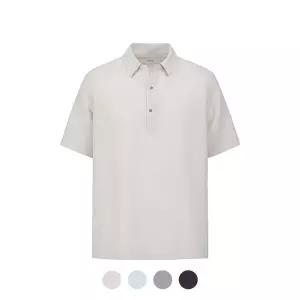 앤드지 오픈카라 세미오버핏 반팔 셔츠_BZD2WC1152 1147719