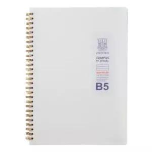 옥스포드 밀크 PP 스프링노트 B5 대학 사무 학생노트