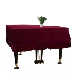 그랜드피아노 벨벳 방진 덮개 고급 두꺼운 스툴 보호커버