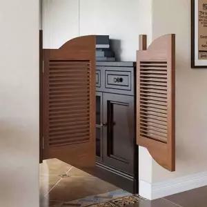 빈티지 중문 스윙도어 제작 카페형 현관 카우보이문 스윙 인테리어