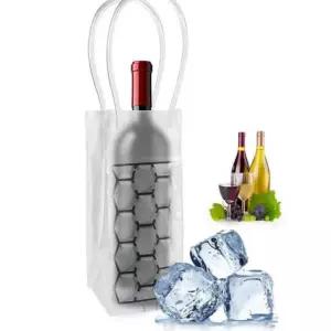 휴대용 와인 샴페인 음료 칠러 칠링 쿨러 젤 아이스 백 칠링백 PVC쇼핑백