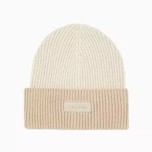 CALVIN KLEIN JEANS 투톤 컬러 로고 패치 비니 4D8029G 67U 320426