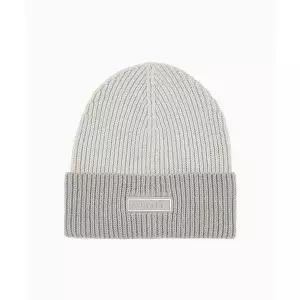 CALVIN KLEIN JEANS 투톤 컬러 로고 패치 비니 4D8029G QBW 320410