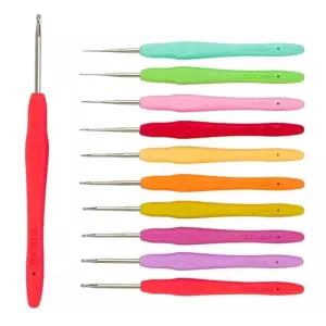 다양한 사이즈 코바늘 세트 뜨개질 취미 준비물 코바늘 코바늘세트