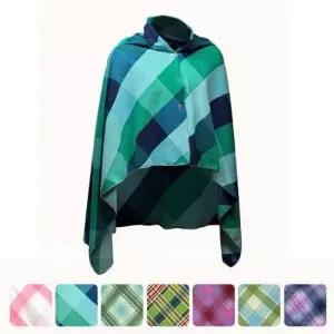 국산 망토형 담요 무릎담요 블랭킷 캠핑 이불 차박 쿠션담요