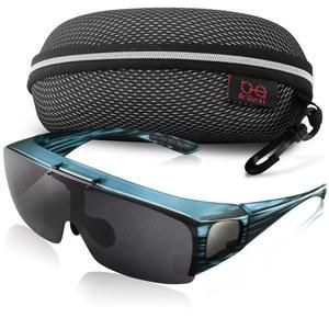 편광 선글라스 위에 브르구라스 핏 남녀용 플립업 렌즈