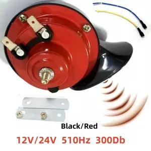 호환   자동차 경적 자동차 경적 12V24V 소형 에어혼 방수 도난 경보기 보시나 클라손 12v 강력