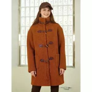 [하프클럽/레코브](레코브) 뽀글이 떡볶이 롱 코트(LG61CZCT502X)