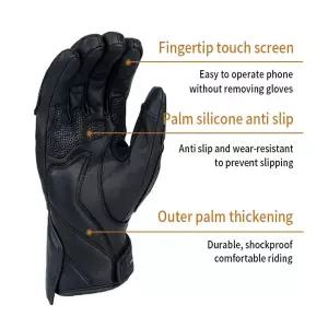 레저 바이크 스타 필드 나이트 겨울용 오토바이 장갑 방수 이너 라이너 카본 파이버 라이딩 보호 미끄럼 방