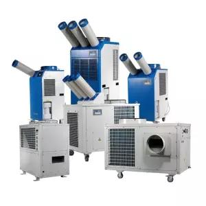 산업용 이동식에어컨 공장 덕트 2구 창고용 15평 냉방기 현장