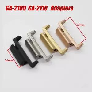 호환 Casioak GA2100 GA-2100 GAB2100 수리 커넥터 액세서리 용 22mm 너비 밴드 스테인레스 스틸 어댑터
