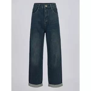 [하프클럽/레코브](레코브) 배기핏 기모 데님 팬츠(LK31D1DP503X)