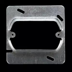 전기 철 매입박스 콘센트 2개용 커버 오목형 스틸 배관 부속 설비