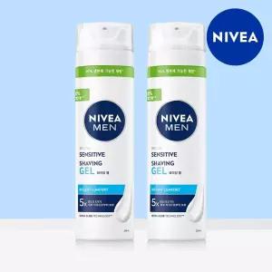 니베아 맨 센서티브 쉐이빙 젤 200ml 2개