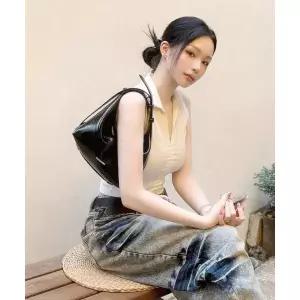 [매장정품] 마스마룰즈 MASMARULEZ 3way belted mini hobo bag _ Black 5012114314