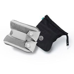 trl 베개 플러스 - 여행용 비행기 목 비행기, 자동차, 기차를 탈 때 머리와 목을 지지하는 높이 조절, 통기성 세탁기 사용 가능