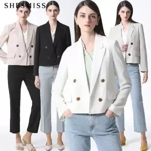 [쉬즈미스][쉬즈미스(SHESMISS)] 더블 크롭 자켓_17697879_588585