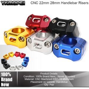 피트 바이크 레이싱 모터사이클 엔듀로 슈퍼모토 MX ATV CNC 빌렛 핸들바 팻 라이저 마운트 클램프 어댑터