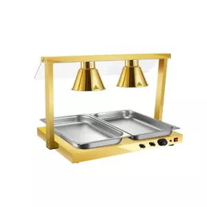 푸드워머기 차핑디쉬 뷔페보온기 할로겐전등 음식램프 히팅 가열 호텔조식