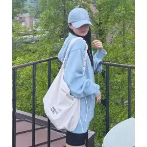 [매장정품] 마스마룰즈 MASMARULEZ Nylon 2way shirring hobo bag_Creem beige 5014258938