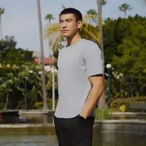 (백화점상품)ANDAR 니트 라이트 맨즈 숏슬리브104436