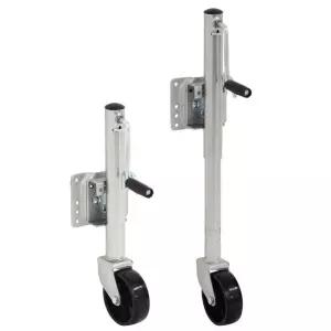 카라반 트레일러잭 고하중 부품 다리 지지대 휠 캠핑 아웃트리거 잭 고정