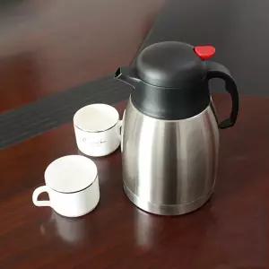 보온물병 1.5L 스텐주전자 보리차 진공물통 음식점