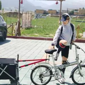 연결장치 트레일러 자전거 웨건 커넥터 오토바이 견인 휴대용 야외활동