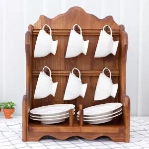 황실 컵걸이 커피잔세트 6P