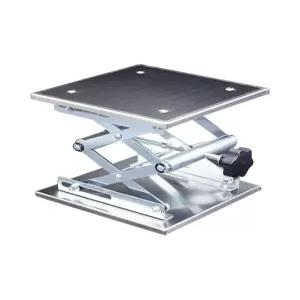 시저 리프트 수동식 스테인리스 받침대 소형 높이조절 실험실 공조기기