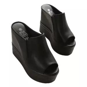 14CM 슬리퍼 웨딩 화이트 통굽 웨딩슈즈 슈즈 가보시