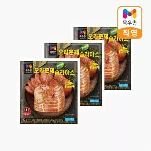 목우촌 오메가3 오리훈제 슬라이스 180gX3개 오메가3 오리훈제 슬라이스 180g 452975