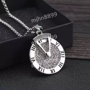 롱목걸이 남성용 티타늄 체인 패션 변색방지 펜던트 목걸이