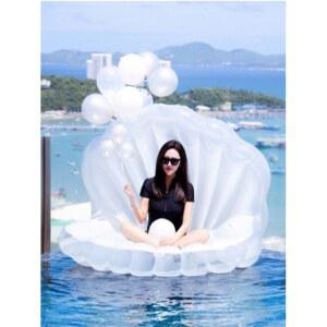 조개 진주 물놀이 대형 튜브 성인용
