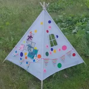 창작용 인디언텐트 꾸미기 중형 가로110X세로110X높이120