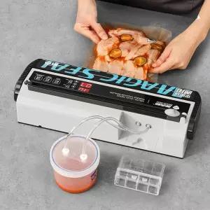 수비드닭가슴살 공기빼기 포장기계 상업용 봉지 업소용 전문 제품 진공기 수동 모드