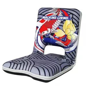 캠핑 방석 등받이 리클라이너 낚시 소파 개인 쿠션 단차조절 낚시의자 휴대용