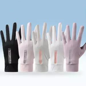 UV차단 핑거오픈 논슬립 도트 쿨 여름 장갑 햇빛가리개 자외선차단 골프 자전거 스포츠 살안타템