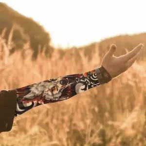 울프문신팔슬리브 강력한 여름쿨토시