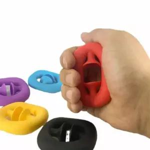 손가락운동 악력볼 실리콘 도넛악력기 무소음악력기