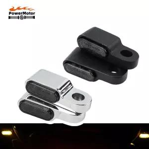 오토바이 LED 회전 신호 깜박임 깜박임 미니 신호등 M8 알루미늄 액세서리 KTM 혼다 야마하 카페 레이싱