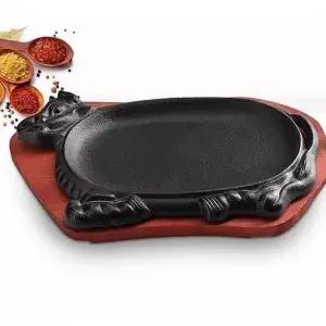 스테이크 철판 주물 플레이팅 그릴 볶음 타코야끼 소모양