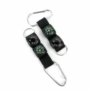 재난용 다기능 나침반 온도계 카라비너 안전용품