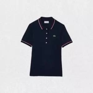 매장정품 라코스테 LACOSTE 여성 컬러티핑 슬림핏 저지 폴로셔츠 DF9599-55G GWI LSAP 1471411