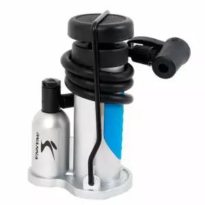 펌프 다기능 미니 발펌프 블랙실버 핸드 튜브 수동